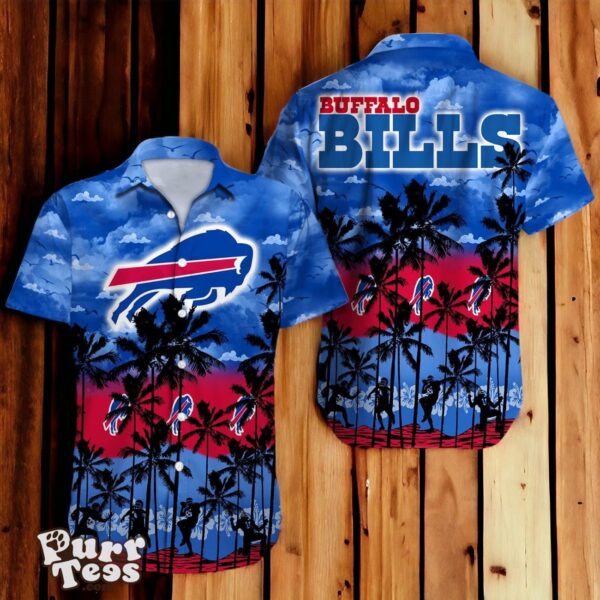 Buffalo Bills NFL Hawaiian Shirt 3D Tropical Trending For Fans Product Photo 1