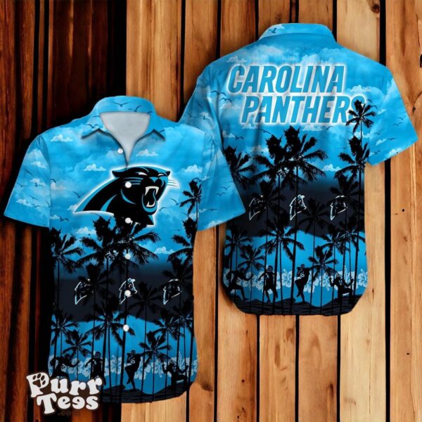 Carolina Panthers NFL Hawaiian Shirt 3D Tropical Trending For Fans Product Photo 1