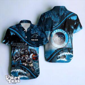Carolina Panthers NFL Hawaiian Shirt Custom Name Best Gift For Fans Product Photo 1