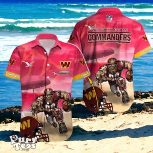 Celebration in Every Stitch Personalized Washington Commanders Hawaiian Shirt Product Photo 1