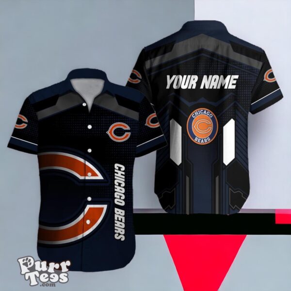 Chicago Bears NFL Hawaiian Shirt For Men Women Custom Name Product Photo 1