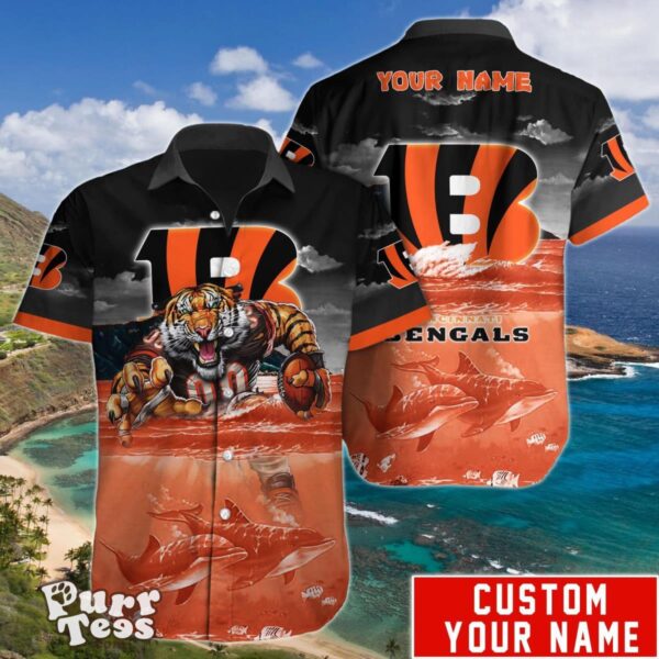 Cincinnati Bengals NFL Hawaiian Shirt Custom Name Unique Gift For Men Women Product Photo 1