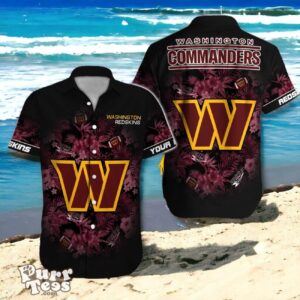 Commander Spirit Custom Name Hawaiian Shirt for Washington NFL Fans Product Photo 1