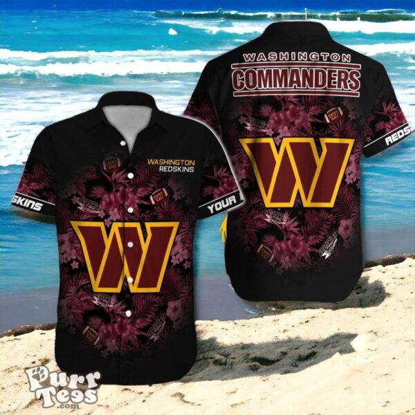 Commander Spirit Custom Name Hawaiian Shirt for Washington NFL Fans Product Photo 1