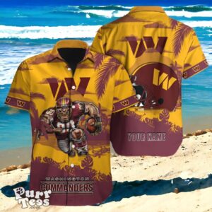 Custom Commanders Celebration Personalized Hawaiian NFL Shirt for Fans Product Photo 1