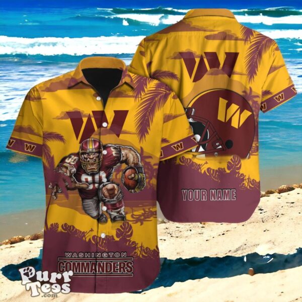 Custom Commanders Celebration Personalized Hawaiian NFL Shirt for Fans Product Photo 1