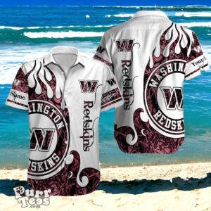 Customized Commanders Cheer Hawaiian NFL Shirt for Washington Fans Product Photo 1