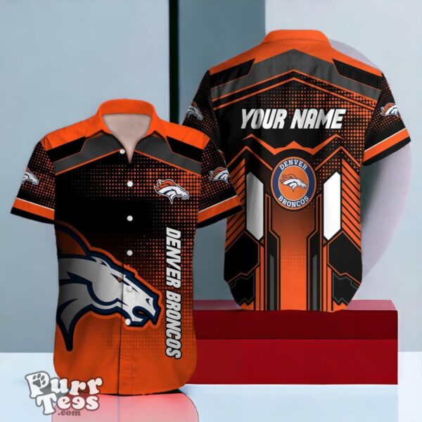 Denver Broncos NFL Hawaiian Shirt For Men Women Custom Name Product Photo 1