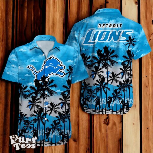 Detroit Lions NFL Hawaiian Shirt 3D Tropical Trending For Fans Product Photo 1
