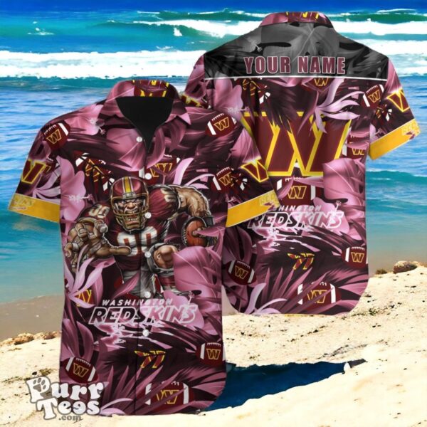 Game Day Ready Personalized Washington Commanders NFL Hawaiian Shirt Product Photo 1