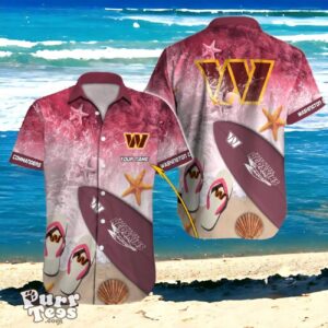 Game Day Tradition Personalized Washington Commanders Hawaiian NFL Gear Product Photo 1