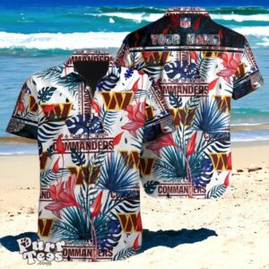 Hawaiian Touchdown Personalized Washington Commanders NFL Shirt for Fans Product Photo 1