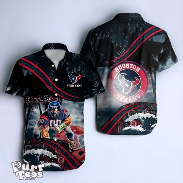Houston Texans NFL Hawaiian Shirt Custom Name Best Gift For Fans Product Photo 1