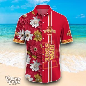 Iowa State Cyclones NCAA2 Flower Hawaiian Shirt Best Design For Fans Product Photo 2