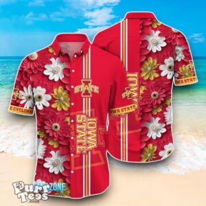 Iowa State Cyclones NCAA2 Flower Hawaiian Shirt Best Design For Fans Product Photo 1