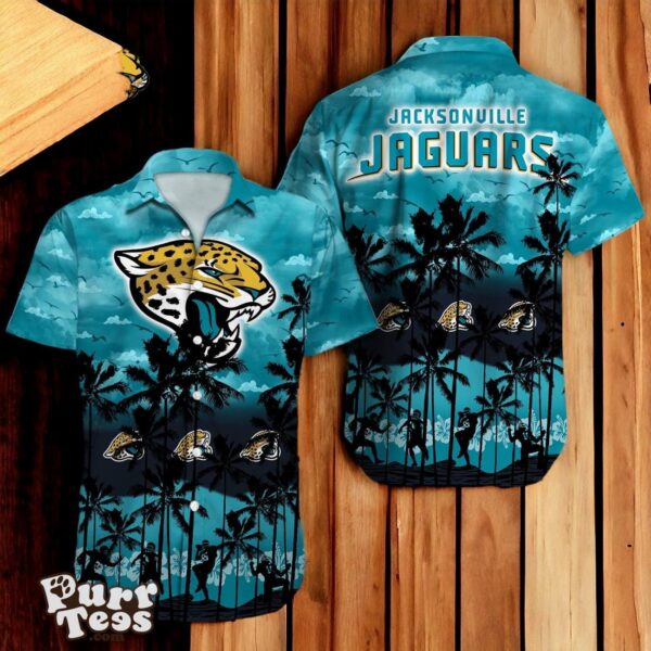 Jacksonville Jaguars NFL Hawaiian Shirt 3D Tropical Trending For Fans Product Photo 1
