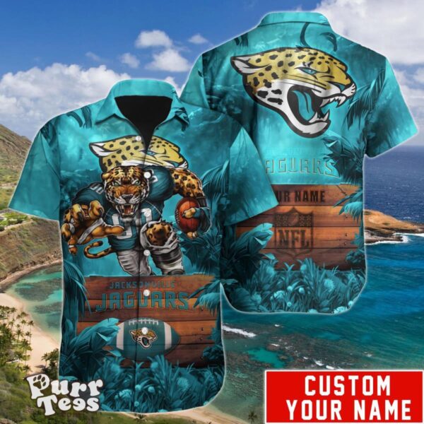 Jacksonville Jaguars NFL Hawaiian Shirt Custom Name Unique Gift For Men And Women Product Photo 1