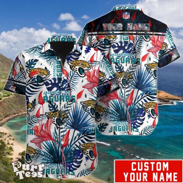 Jacksonville Jaguars NFL Hawaiian Shirt Custom Name Unique Gift For Men Women Product Photo 1