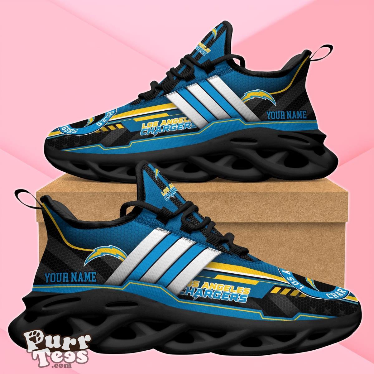 Los Angeles Chargers Max Soul Shoes Custom Name Special Gift For Men And Women Product Photo 2