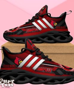 Louisville Cardinals Max Soul Shoes Custom Name Special Gift For Men And Women Product Photo 2