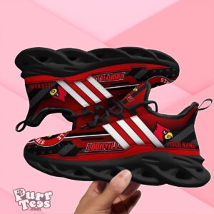 Louisville Cardinals Max Soul Shoes Custom Name Special Gift For Men And Women Product Photo 3