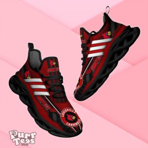 Louisville Cardinals Max Soul Shoes Custom Name Special Gift For Men And Women Product Photo 1