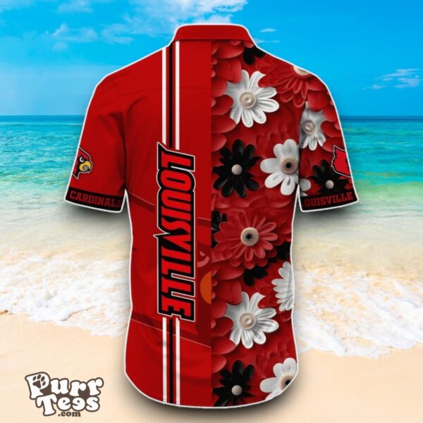 Louisville Cardinals NCAA2 Flower Hawaiian Shirt Best Design For Fans Product Photo 3