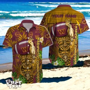 Loyal to the Commanders Custom Name Hawaiian NFL Shirt for Fans Product Photo 1