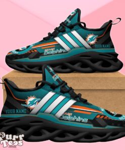 Miami Dolphins Max Soul Shoes Custom Name Special Gift For Men And Women Product Photo 2