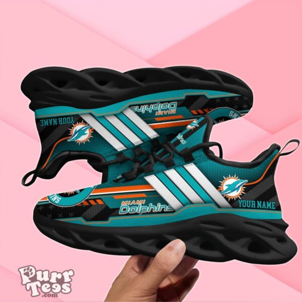 Miami Dolphins Max Soul Shoes Custom Name Special Gift For Men And Women Product Photo 3