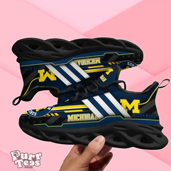 Michigan Wolverines Max Soul Shoes Custom Name Special Gift For Men And Women Product Photo 3