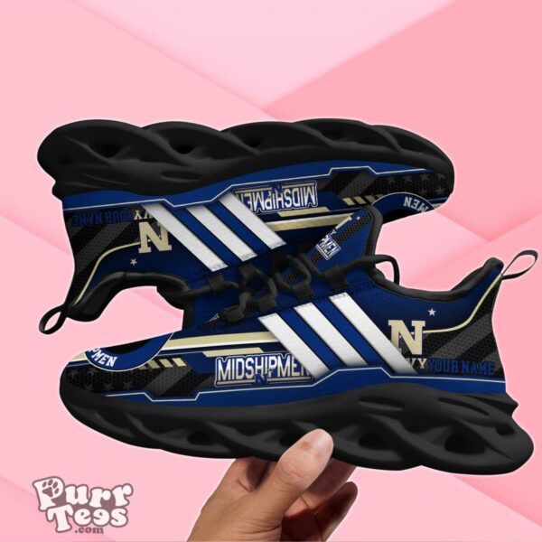 Navy Midshipmen Max Soul Shoes Custom Name Special Gift For Men And Women Product Photo 3
