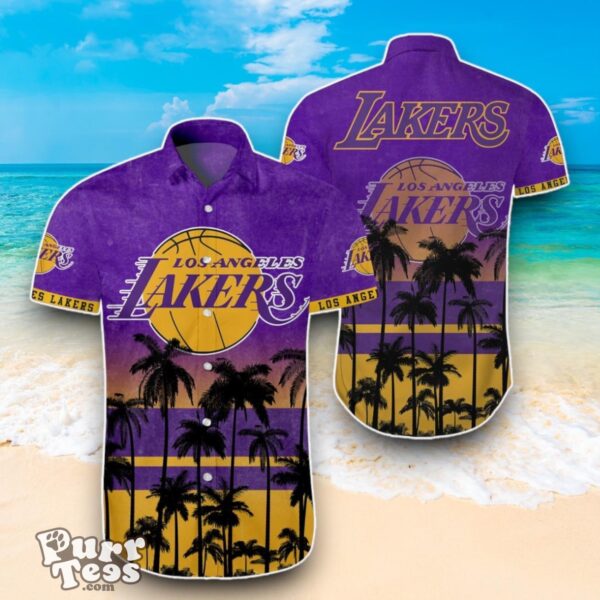 NBA Los Angeles Lakers Hawaiian Shirt Trending Summer For Men Women Product Photo 3