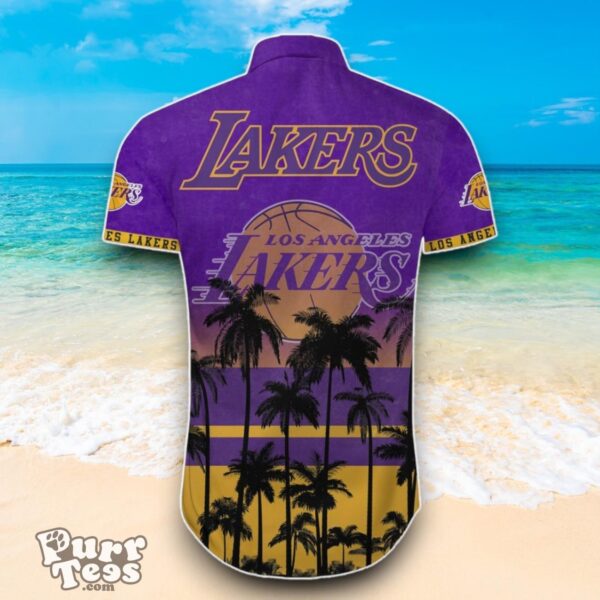 NBA Los Angeles Lakers Hawaiian Shirt Trending Summer For Men Women Product Photo 1