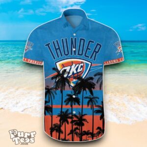 NBA Oklahoma City Thunder Hawaiian Shirt Trending Summer For Men Women Product Photo 2