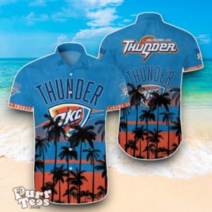 NBA Oklahoma City Thunder Hawaiian Shirt Trending Summer For Men Women Product Photo 3