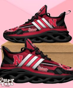 Nebraska Cornhuskers Max Soul Shoes Custom Name Special Gift For Men And Women Product Photo 2