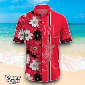 Nebraska Cornhuskers NCAA2 Flower Hawaiian Shirt Best Design For Fans Product Photo 2
