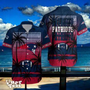 New England Patriots Hawaiian Shirt Palm Tree Vintage For Men Women Product Photo 1