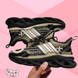 New Orleans Saints Max Soul Shoes Custom Name Special Gift For Men And Women Product Photo 3