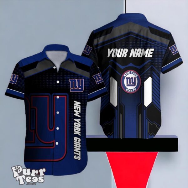 New York Giants NFL Hawaiian Shirt For Men Women Custom Name Product Photo 1