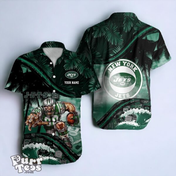 New York Jets NFL Hawaiian Shirt Custom Name Best Gift For Fans Product Photo 1