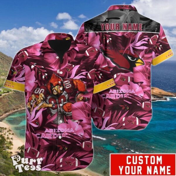 NFL Arizona Cardinals Hawaiian Shirt Custom Name Unique Gift For Men Women Product Photo 1