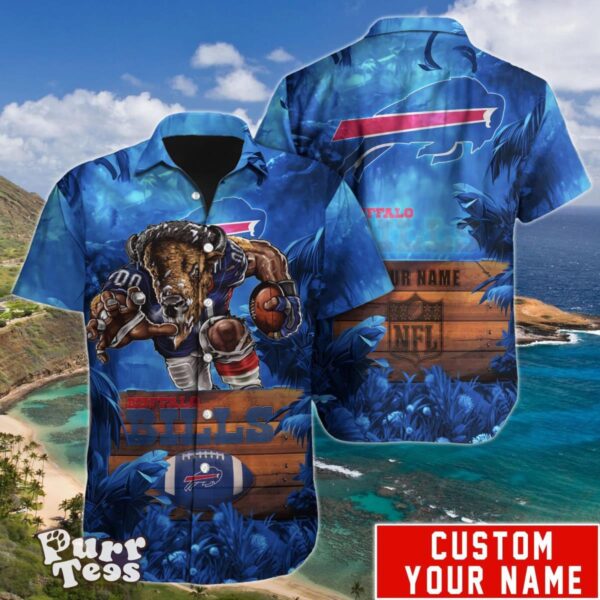 NFL Buffalo Bills Hawaiian Shirt Custom Name Unique Gift For Men And Women Product Photo 1