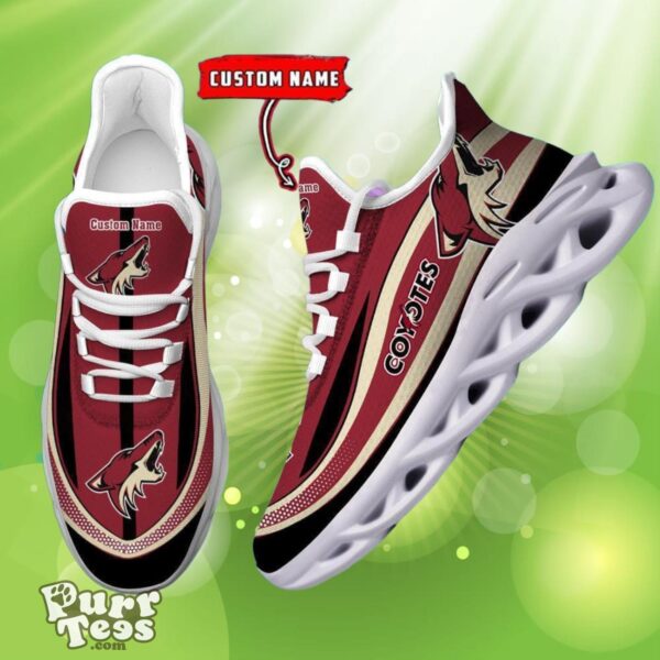 NHL Arizona Coyotes Custom Name Max Soul Shoes Dynamic Gift For Fans Product Photo 1