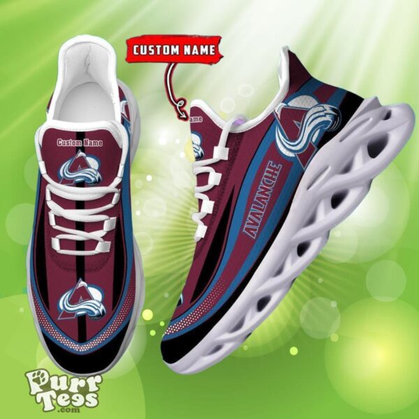 NHL Colorado Avalanche Custom Name Max Soul Shoes Dynamic Gift For Fans Product Photo 1