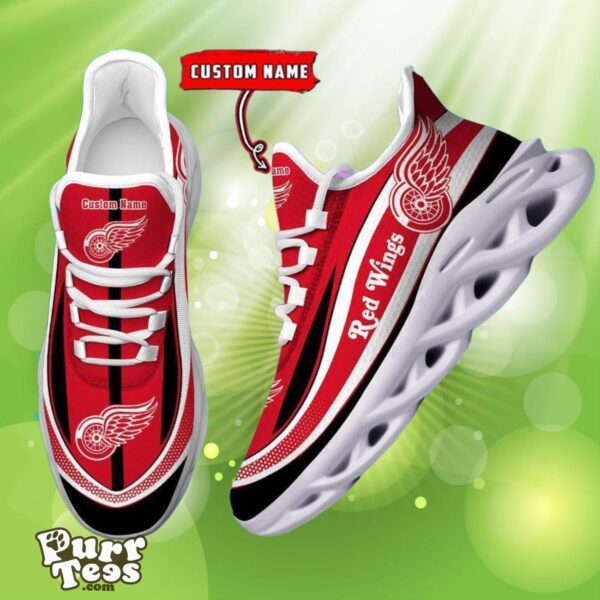 NHL Detroit Red Wings Custom Name Max Soul Shoes Dynamic Gift For Fans Product Photo 1