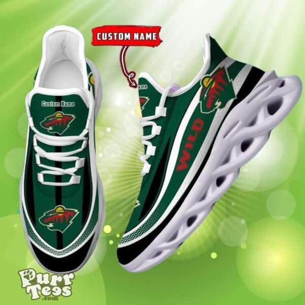 NHL Minnesota Wild Custom Name Max Soul Shoes Dynamic Gift For Fans Product Photo 1