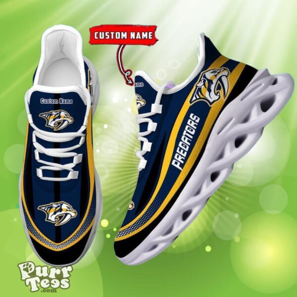NHL Nashville Predators Custom Name Max Soul Shoes Dynamic Gift For Fans Product Photo 1