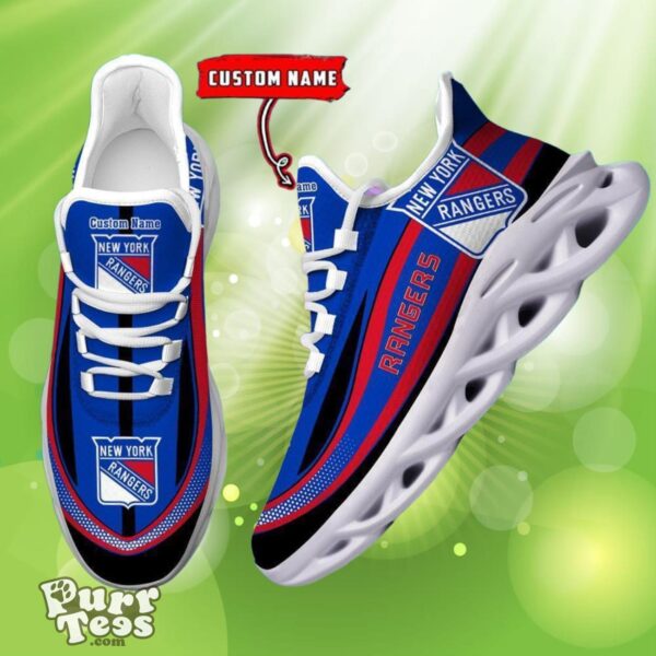 NHL New York Rangers Custom Name Max Soul Shoes Dynamic Gift For Fans Product Photo 1